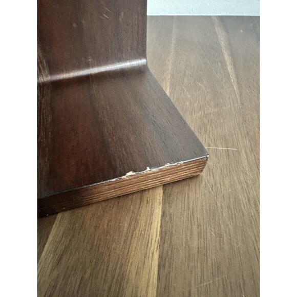 Lovesac Sactionals Drink Coaster Drink Holder Dark Walnut *Flaws - Picture 11 of 12